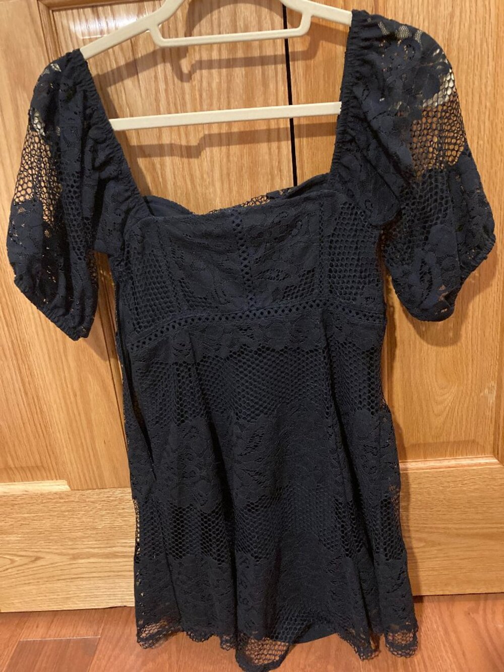 Free People black lace dress